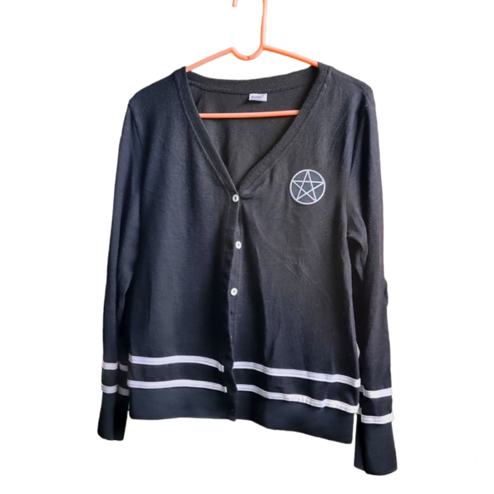 Spirit Halloween Pentagram Cardigan (Large)